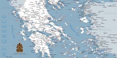 一个古希腊的地图