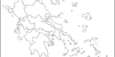 希腊地图概要